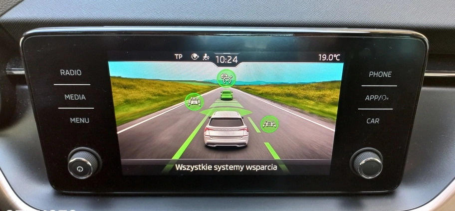 Skoda Kamiq cena 103900 przebieg: 51753, rok produkcji 2021 z Poniatowa małe 562